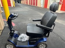Pride SC710 Victory 10 4-Wheel Scooter (HEAVY DUTY 400 pounds max weight) - Blue picture