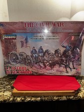 Lindberg 70350 Civil War Union Army Horse Drawn Field Artillery 1/16 Kit NIB USA picture