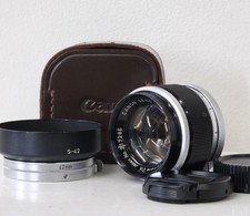 [VTG Almost MINT] Canon 50mm f/1.8 Silver MF for L39 Leica Screw Mount LTM JAPAN picture