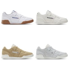 Reebok Workout Plus Leather / Suede Chalk,Grey,White Gum Men Size 7.5-13 picture