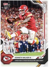 2026 Topps Now NFL Card #17 Kenneth Walker KANSAS CITY CHIEFS PRESALE picture