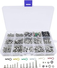 710pcs Universal RC Screw Kit 304 Stainless Steel Screws Assortment Set, Hard... picture