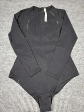 NWOT Lululemon Rare One Piece Skimpy Swim Suit Size 8 Black picture