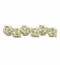 MARK ROBERTS Set Of 6 Vintage Jewel Ornaments - NIB picture