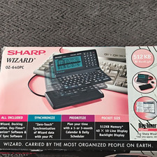 Vintage Sharp Wizard OZ-640PC Electronic Organizer 512KB RAM RARE UNOPENED NEW picture