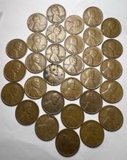 Lincoln Wheat Small Cent Lot 1920-1939 S & D Mint Marks & No Mint Marks. picture