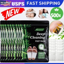 10~500pcs Foot Detox Patches Pads Toxins Deep Cleansing Herbal Organic Slimming picture