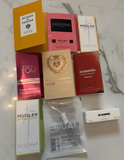 Luxury designer fragrance sample set of 9pc.Valentino, Mugler,D&G,Emporio Armani picture