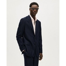 J.Crew Kenmare Blazer 42R Navy Blue Loro Piana Superfine Wool Sport Coat Jacket picture