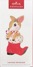 Hallmark Keepsake - Vintage Reindeer - Porcelain - 2024 **NEW / ** picture