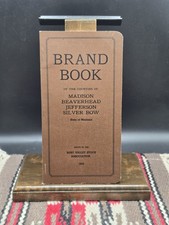 1935 Montana Stock Association Brand Book picture