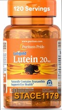 Luteína 20mg con Zeaxantina Suplemento Salud Visual y Mácula 120 Cápsulas Blanda picture