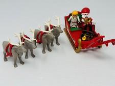 Playmobil 3604 Santas Magical Sleigh Christmas 4 Reindeer Angel  And Accessories picture