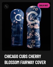 SWAG GOLF CHICAGO CUBS CHERRY BLOSSOM FAIRWAY COVER picture