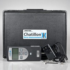 Chatillon Ametek DFX II Digital Force Gauge 50 lbf 250 N Metrology Meter w/ Case picture