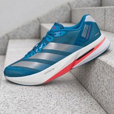 adidas Adizero Boston 13 Ekiden Solar Blue Silver JR4868 Men's New picture