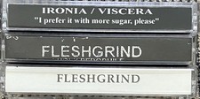 3 Rare Death Metal Grindcore Demo Tape Ironia Viscera Fleshgrind picture