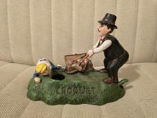 VINTAGE SHEPHARD HARDWARE CROQUET CAST IRON BANK picture