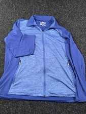 Bermuda Sands Torrey Pines Golf Jacket Mens XL Blue Storm Dri Full Zip picture