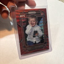 2023 Panini Prizm UFC Hasbulla Magomedov Ruby Wave Prizm (RC) picture