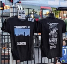 Turnstile Never Enough 2026 Tour Dates Front Back Graphic T-shirt picture