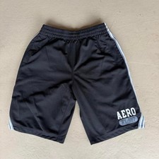 Aeropostale Men's Black and Grey Shorts picture
