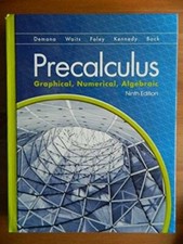 PRECALCULUS:GRAPHICAL,NUMERICA - Hardcover - GOOD picture