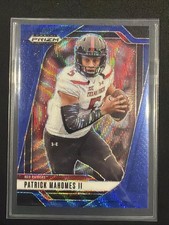 2025 Panini Prizm Draft Picks - Patrick Mahomes II #198 Blue Wave Prizm /299 picture