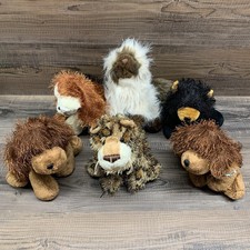 Webkinz Plush Toy Lot of 6 Ganz Stuffed Animals Dogs, Cats, Bear picture
