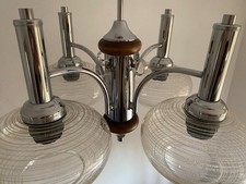 Vintage EMI Poljcane Sputnik Chandelier 1970s Yugoslavia MCM Space Age Light picture