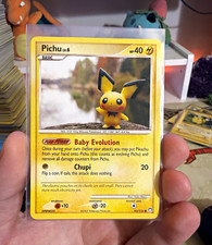 Pokemon TCG Pichu 93/123 Mysterious Treasures Promo 2007 English Regular LP picture