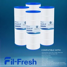Fil-fresh 4Pack PA120 Pool Filter Cartridge for Hayward C1200 CX1200RE 120 sq ft picture