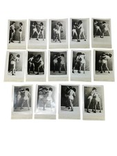 Bernard Kobel Girls Boxing in Lingerie Vintage Set of 14 c. 1930's. Original. picture