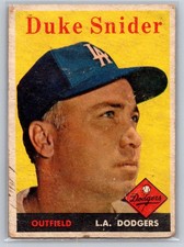 1958 Topps #88 Duke Snider picture