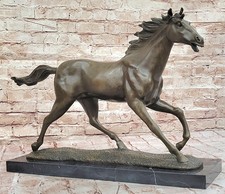 Museum Quality Collector Edition Massive Gorgeous Horse Bronze Sculpture picture