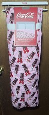 Coca Cola Red Bottle Bow King Reversible 101” X 86” Quilted Blanket 🎀 NEW picture