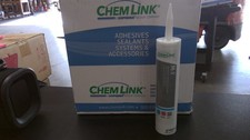 Lot of 8: Chem Link M1 Universal Adhesive & Sealant gray 10.1 oz picture