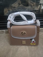 2026 Disney Parks Dooney & Bourke Mickey Mouse Brown Crossbody Bag Purse NEW picture
