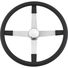 Competition 4-Spoke Bell-Style Steering Wheel, 17 Inch, Dished picture