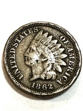 1862 1C Indian Cent picture