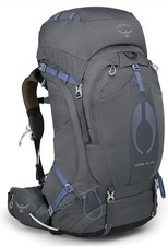 NWT Osprey Aura AG 65 Women's Backpacking Pack Tungsten Grey Size W XS/S 62L picture
