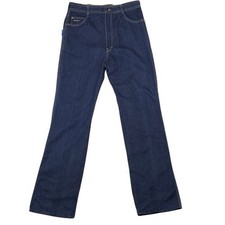 Vintage Paul Warren Dark Wash Straight Leg Jeans Embroidered Back Pockets Men 34 picture
