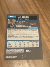 2006 BOWMAN PROSPECTS CHROME MAX RAMIREZ #BC52 Red Refractor /5 picture