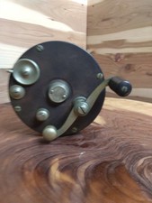 Vintage Edward Von Hofe Model 521 Saltwater Baitcaster Fishing Reel Hard Rubber picture