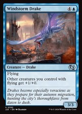 (x4) Windstorm Drake 0392 Play Set Uncommon Foundations Jumpstart MTG NM picture