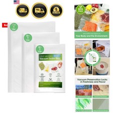 Precut Vacuum Sealer Bags for Food, 50 Gallon 11