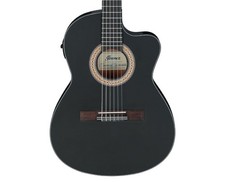 Used Ibanez GA5MHTCE Classical A/E Guitar - Weathered Black Open Pore picture