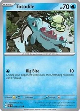 Totodile - 039/162 - Common (Near Mint) Temporal Forces - Water Pokémon picture