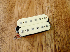 HIGH POWERED BRIDGE HUMBUCKER PICKUP VINTAGE WHITE ALNICO 8 FOUR CONDUCTOR WIRE picture