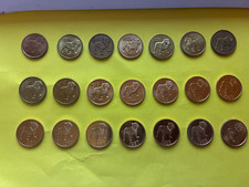 1970-1990 Mack Truck Employee Appreciation Tokens Coins Lot of 21 picture